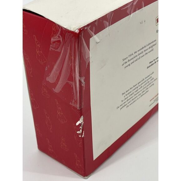 NiB Bunnykins Silver Double Frame by Royal Doulton New In Damaged Box 3.5”x3.5” - Picture 11 of 12